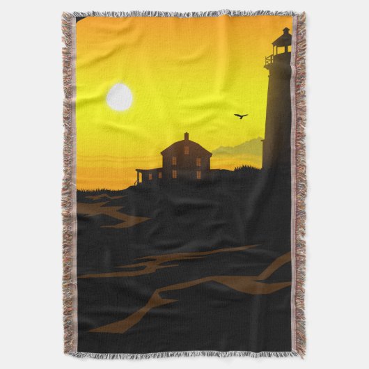 Lighthouse Sundown Decke (Vorderseite Vertikal)