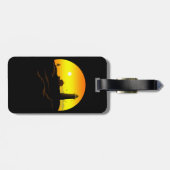 Lighthouse Sundown Gepäckanhänger (Rückseite horizontal)