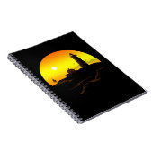 Lighthouse Sundown Notizblock (Rechte Seite)