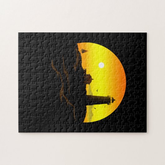 Lighthouse Sundown Puzzle (Horizontal)