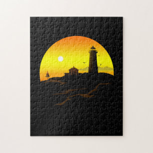 Lighthouse Sundown Puzzle