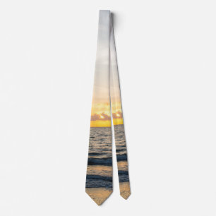 Lighthouse Sunrise Neck Tie Krawatte