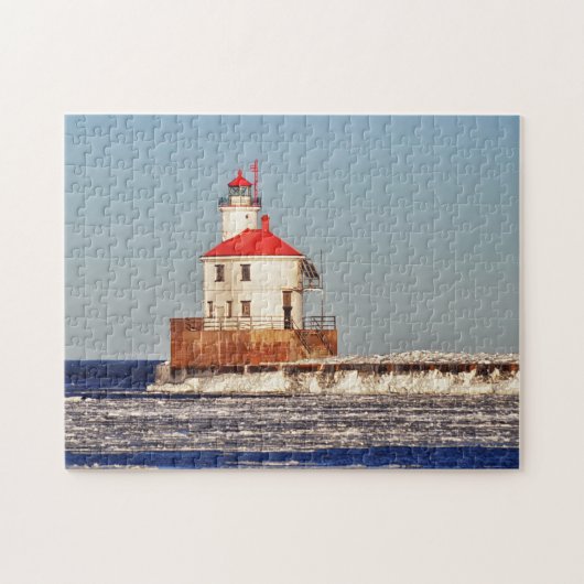 Lighthouse Superior Wisconsin Puzzle (Horizontal)