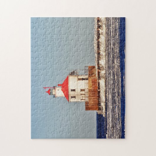 Lighthouse Superior Wisconsin Puzzle (Vertikal)