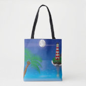 Lighthouse Themed Shoulder Tasche (Vorderseite)