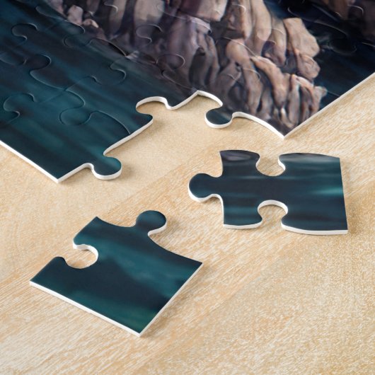 Lighthouse Tropical Island Palm Trees Puzzle (Seite)