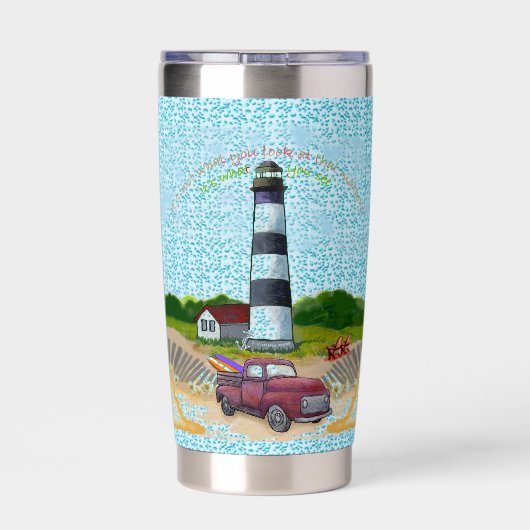 Lighthouse Truck Choice   Thermobecher (Rückseite)