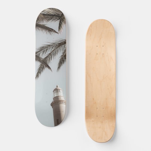 Lighthouse und Palms #1 #wall #art Skateboard (Vorderseite)
