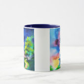 Lighthouse Under a Starry Sky Tasse (Zentrum)