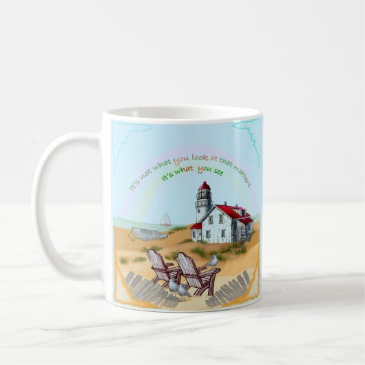 Lighthouse Viewpoint Kaffeetasse (Links)