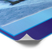 'Lighthouse Waves' Psalms 16" X 7" Poster (Ecke)