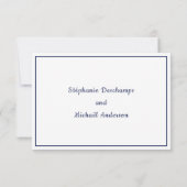 Lighthouse Wedding RSVP Card Karte (Rückseite)