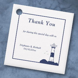 Lighthouse Wedding Vielen Dank Geschenkanhänger