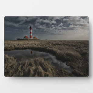 Lighthouse Westerhever Fotoplatte
