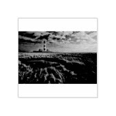 Lighthouse Westerhever Gummistempel (Prägung)