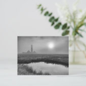 Lighthouse Westerhever Postkarte (Stehend Vorderseite)