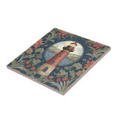 Lighthouse William Morris Stil Ozeanflora Fliese (Seite)