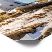 Lighthouse Winter In Peggy's Cove, Nova Scotia Poster (Ecke)