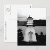 Lighthouse, Woody Point, NL, Kanada Postkarte (Vorne/Hinten)