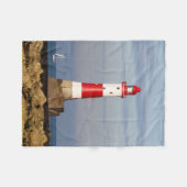 Lighthousen Beachy Head Lighthouse England Fleecedecke (Vorderseite (Horizontal))