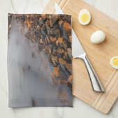 Lighthousen Montauk Point Long Island Geschirrtuch (Viertel Falte)