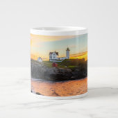Lighthousen Nubble Lighthouse Maine Jumbo-Tasse (Vorderseite)