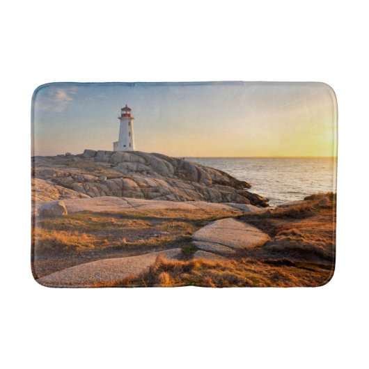 Lighthousen Peggy’s Cove Nova Scotia Badematte (Vorderseite)