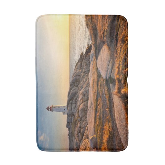 Lighthousen Peggy’s Cove Nova Scotia Badematte (Vorderseite Vertikal)