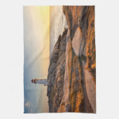 Lighthousen Peggy’s Cove Nova Scotia Geschirrtuch (Vertikal)