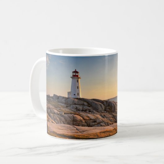 Lighthousen Peggy’s Cove Nova Scotia Kaffeetasse (Vorderseite Links)