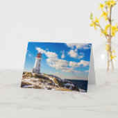 Lighthousen Peggy’s Cove Nova Scotia Karte (Gelbe Blume)