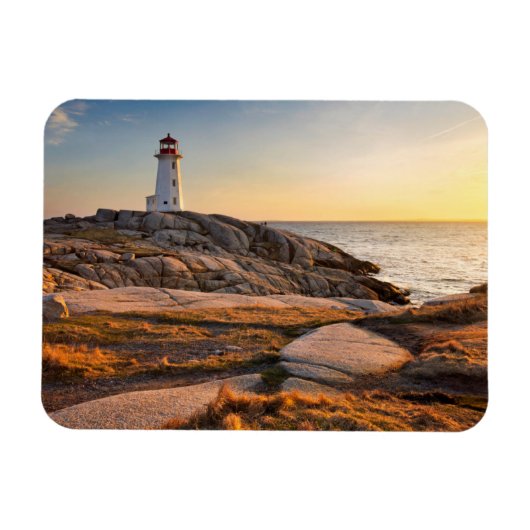 Lighthousen Peggy’s Cove Nova Scotia Magnet (Horizontal)