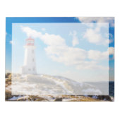 Lighthousen Peggy’s Cove Nova Scotia Notizblock (Vorderseite)