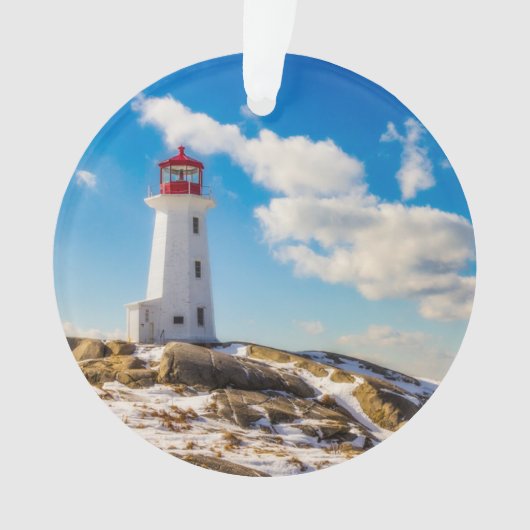 Lighthousen Peggy’s Cove Nova Scotia Ornament (Vorderseite)
