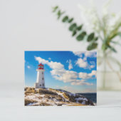 Lighthousen Peggy’s Cove Nova Scotia Postkarte (Stehend Vorderseite)