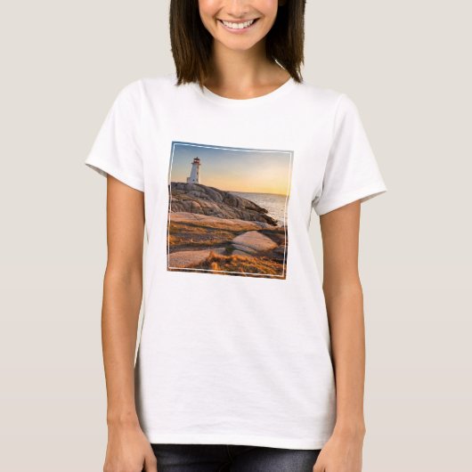 Lighthousen Peggy’s Cove Nova Scotia T-Shirt (Vorderseite)