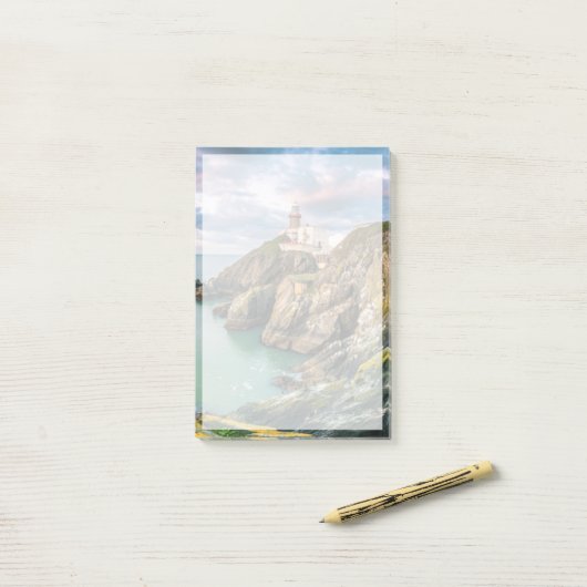 Lighthouses | Baily Lighthouse Dublin, Ireland Post-it Klebezettel (Auf Schreibtisch)