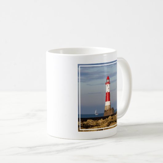 Lighthouses | Beachy Head Lighthouse England Kaffeetasse (VorderseiteRechts)