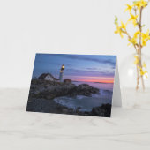 Lighthouses | Cape Elizabeth Maine Lighthouse Karte (Gelbe Blume)