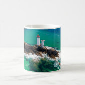 Lighthouses | Finistère Brest Bretagne Lighthouse Kaffeetasse (Mittel)