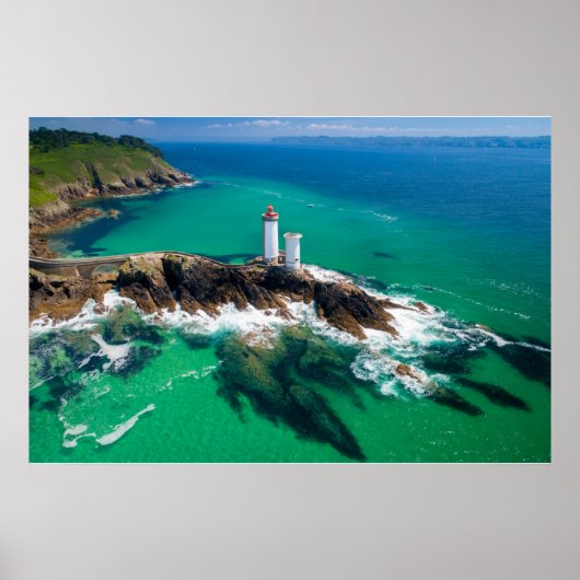 Lighthouses | Finistère Brest Bretagne Lighthouse Poster (Vorne)