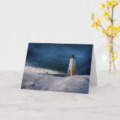 Lighthouses | Frankfort Lighthouse Lake Michigan Karte (Gelbe Blume)