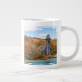 Lighthouses | Grand Island East Channel Light Jumbo-Tasse (Rechts)