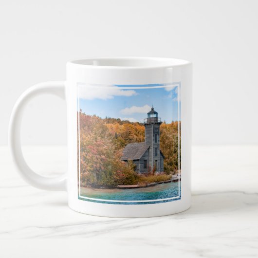 Lighthouses | Grand Island East Channel Light Jumbo-Tasse (Links)
