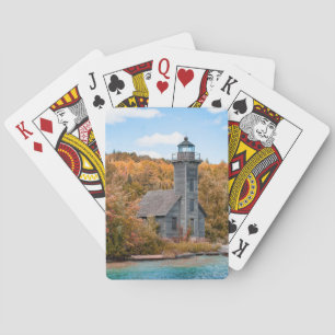 Lighthouses Grand Island East Channel Light Spielkarten