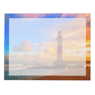 Lighthouses   Itapuã Brazil Lighthouse Notizblock