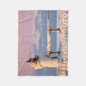 Lighthouses | Lake Michigan Lighthouse Fleecedecke (Vorderseite)