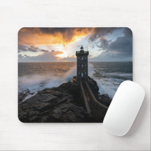 Lighthouses Le Conquet Kermorvan Lighthouse Mousepad