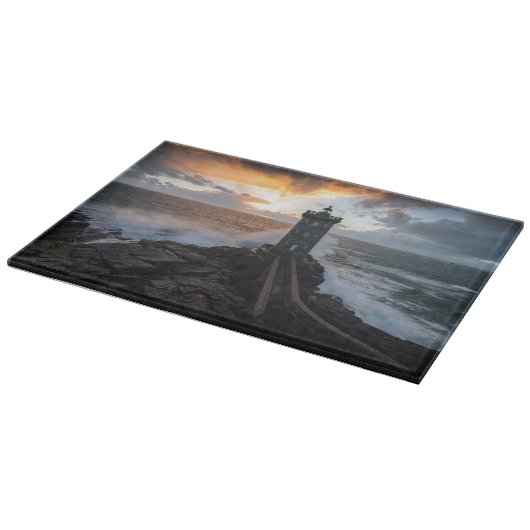 Lighthouses | Le Conquet Kermorvan Lighthouse Schneidebrett (Ecke)