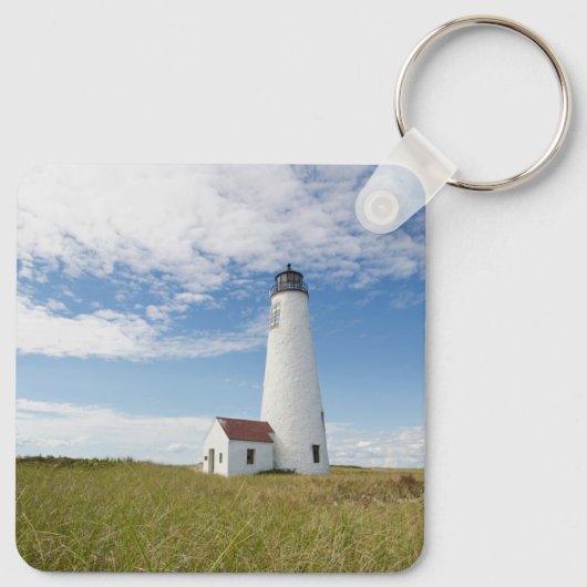Lighthouses | Lighthouse Massachusetts Schlüsselanhänger (Rückseite)